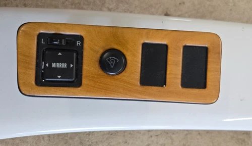 1997-2001 Toyota Camry Mirror Adjust Light Dimmer Switch w/ Bezel Woodgrain 1998