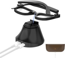 RCstyle HiBloks Magnetic Charging Station for Ray-Ban Meta Black, Black