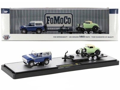 M2 Machines Maßstab 1:64 Auto Haulers Release 68 ''1976 Ford Bronco & 1932