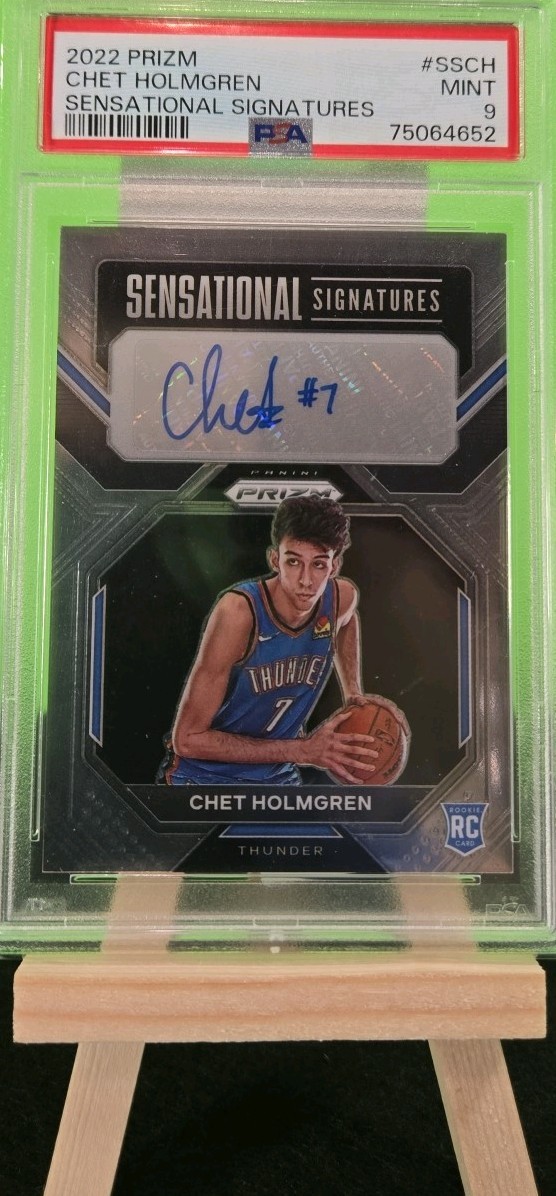 2022-23 Panini Prizm Sensational Signatures Chet Holmgren #SS-75