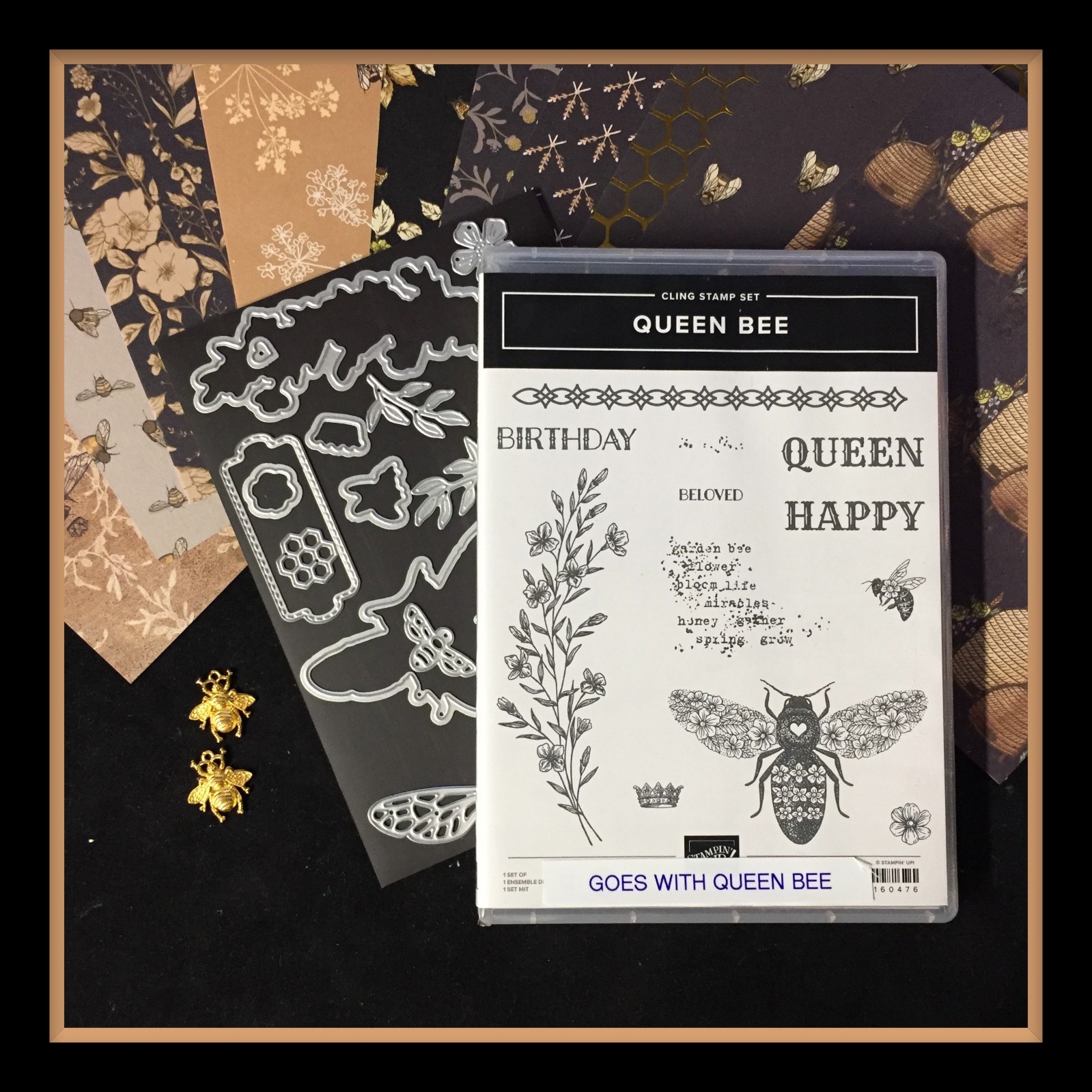 Stampin' Up! QUEEN BEE 🐝 Stamps, QUEEN BEE Dies & TELL THE BEES + ***NEW***#473