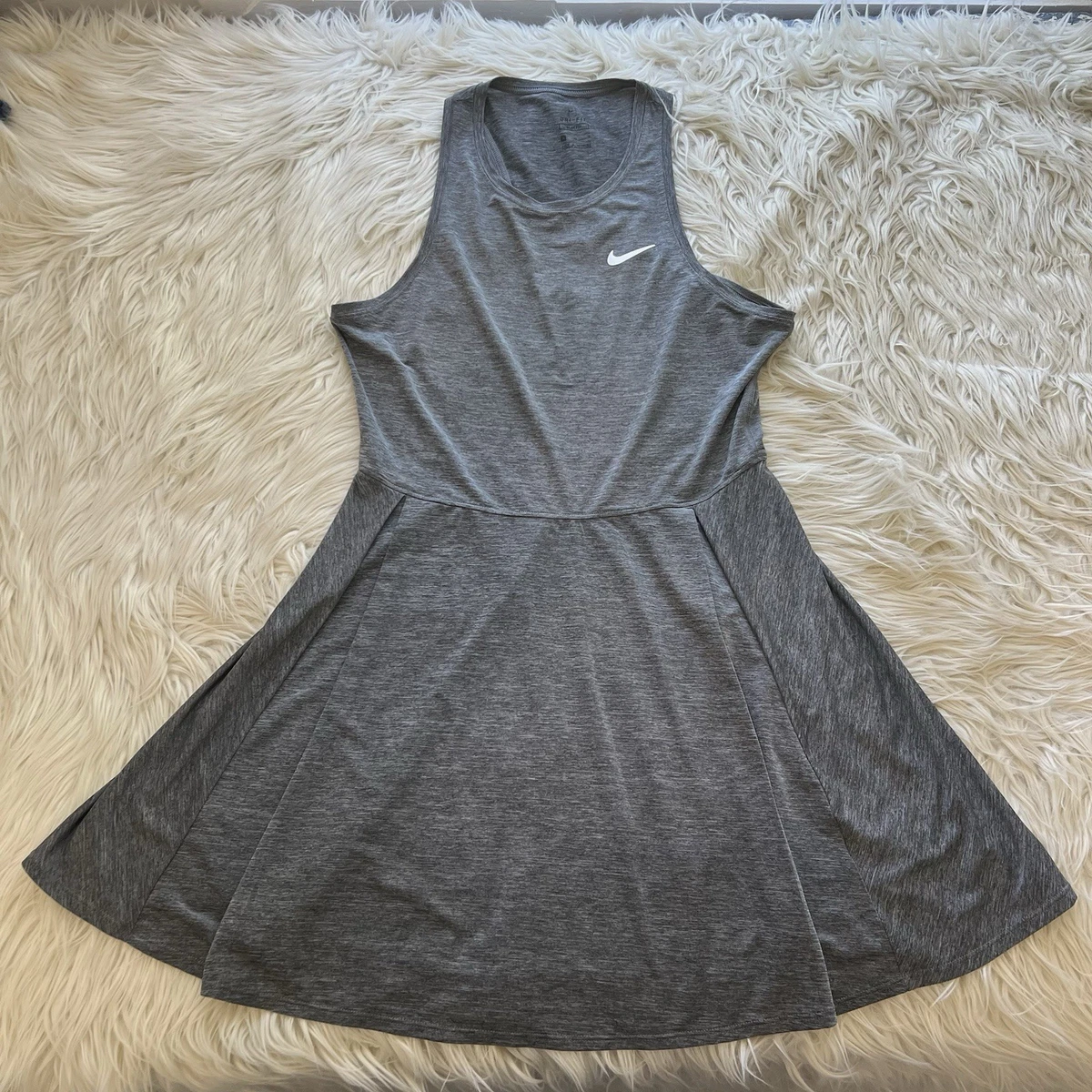 Nike Polyester Gray Tennis & Racquet Sport Skirts, Skorts & Dresses for  sale | eBay