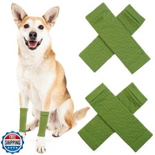 ROZKITCH Pet Dog Elbow Protector Dog Elbow Sleeve, 2PCS Front Leg and 2PCS Ba