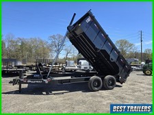2026 Hillcrest Trailers 7X14 17.6K 40" Sides Dump Trailer Telescopic Lift  New