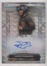 2022 Bowman Sterling Prospect Wave Refractor /125 Jairo Pomares #PA-JP Auto 0ou7
