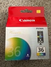 OEM Genuine Canon PIXMA 36 Color Ink Tank Cartridge CLI-36 Color SEALED NEW
