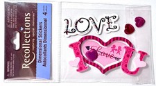 Love Stickers Scrapbooking Journal Card Making Craft Recollections