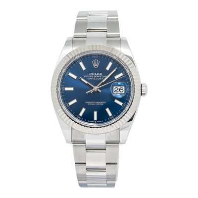 Rolex DateJust 126334 12/2024 Complete Oyster Blue Dial Auto Men's Watch 41mm