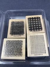 Stampin Up Wonderful Weaves Stamp Set RETIRED Used