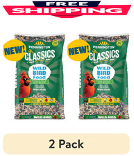  2 pack Pennington Classic Dry Wild Bird Feed and Wild Bird Seed, 10 lb. Bag, 1