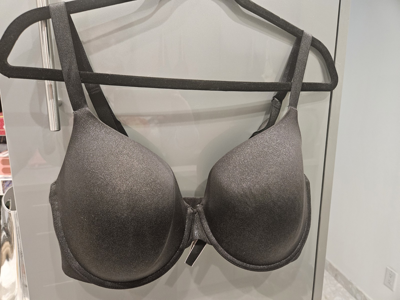 Victoria Secret Black Shimmer Bra 38DDD