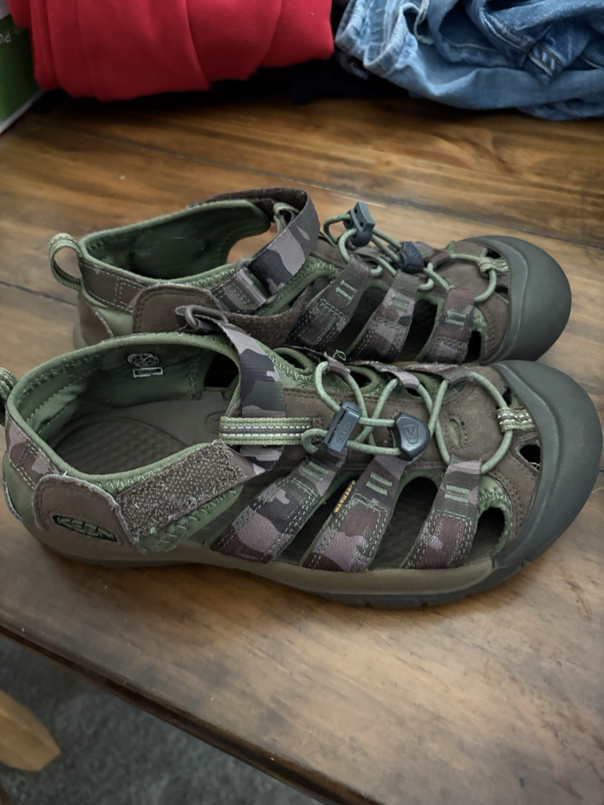 Sandali da trekking Keen Camoflauge 5 uomo usati unisex