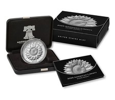2025 American Liberty Silver Medal 1 oz Proof Silver Medal OGP Box/COA SunFlower