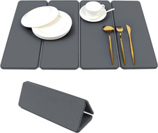 Small Stone Drying Mats for Kitchen Counter, Quick Dry Stone Dish Drying Mat 16"