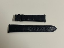  Rare NEW Vacheron Constantin Black Alligator Leather Strap Band 19mm / 16mm