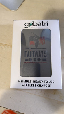 Gobatri Portable Power Bank For iPhone Or Android Charity Golf Ad