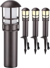 LEONLITE LED Low Voltage Landscape Pathway Lights, 3W 12V AC/DC Path Lighting, C