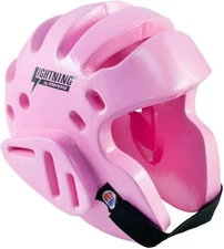 Proforce Lightning Karate/Martial Arts Sparring Headgear Medium, Pink 