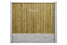 Wooden Garden Fence Panels 4FT 5FT 6FT x 6FT Wide Pressure Treated Timber Heavy