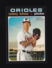 2020 Topps Heritage Tommy Milone #696 Baltimore Orioles