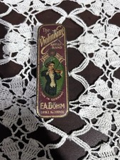 1925 "The Violin King" Tin Harmonica Case - Made In Germany  