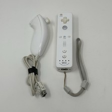 OEM Nintendo Wii Motion Plus Remote Controller RVL-036 w/ Nunchuck Tested