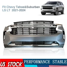 Front Bumper Cover Kit Fits 21-24 Chevy Tahoe Suburban LS LT RST No Sensors
