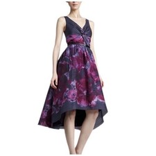 Neiman Marcus Lila Rose Watercolor Dress Womens Size 2 Sleeveless NWT