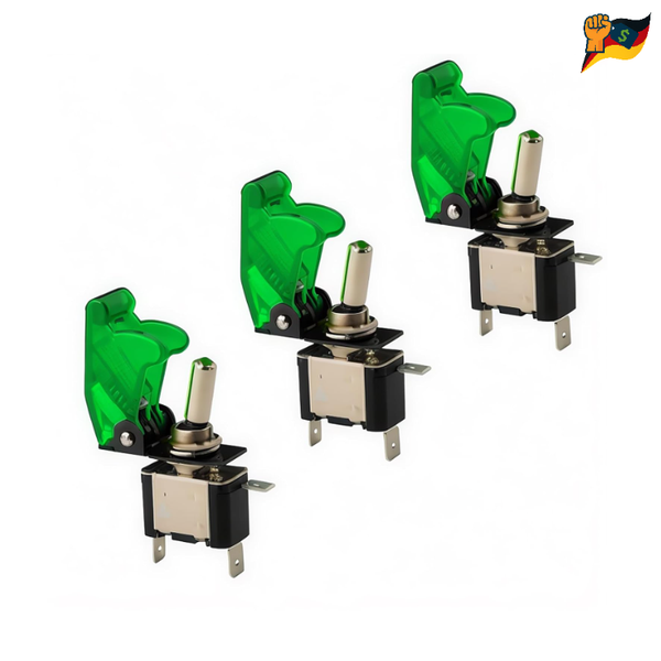 KFZ Wippschalter 12V 20A Spst Kippschalter Ein Ausschalter 3 StüCk 38X15X65Mm-image