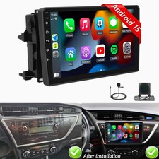 Per Toyota Auris 2013-2016 Autoradio Android 15 Apple Carplay GPS NAVI WIFI CAM