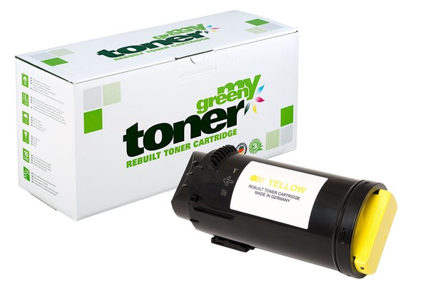 My Green Toner Zu Xerox 106R03906 Gelb - Ca. 10100 Seiten Versalink C600 605-image