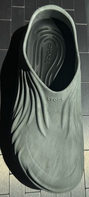 211811-3TC | Men s 10 W12 Crocs Echo Wave ''Marbled'' Gray-Greenish Loose Fit