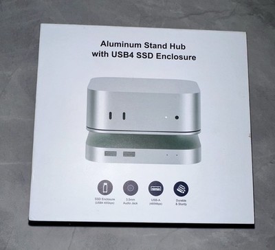 USB4 Hub mit NVMe SSD-Gehäuse für Mac mini M4/M4 Pro
