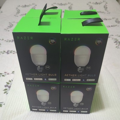 NEW!!! - UNSEALED: Razer Aether E26 9W Chroma RGB LED Light Bulb for Smart
