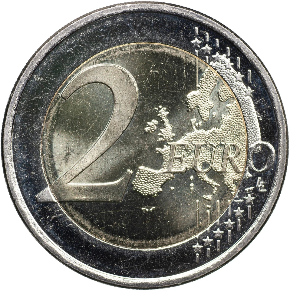 Finland Coin 2 euro 2010 (Unc Bi-Metallic) Finnish Mark - Image 2 of 3