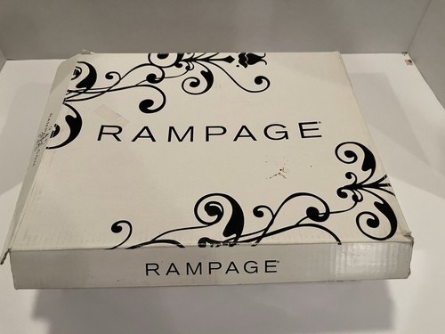 Scarpe eleganti donna Rampage Gracee tacco alto decolte argento glitter taglia 8,5 - Foto 11 di 12