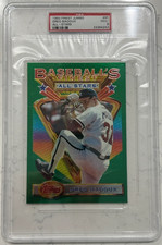 🔥1993 Topps Finest ALL-STARS JUMBO BOX TOPPER Greg Maddux #85 PSA 9 MINT POP 8!