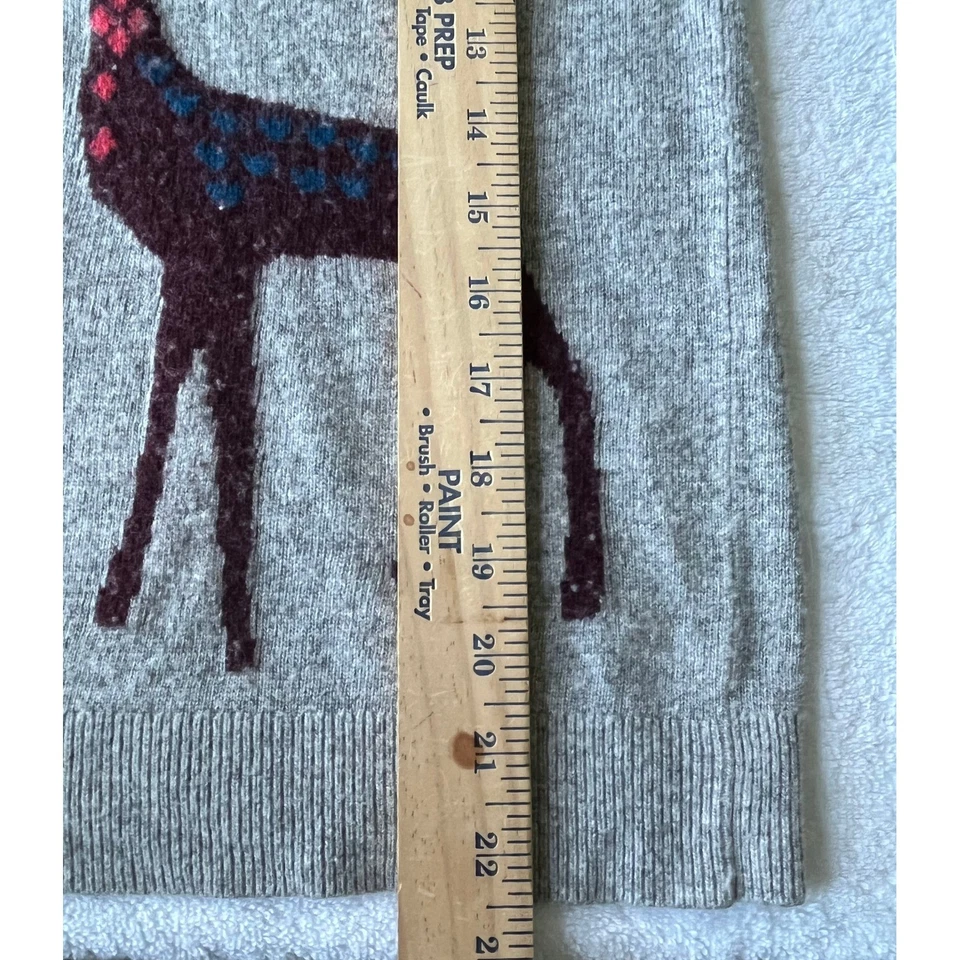 Suéter Ann Taylor LOFT Para Mujer Gris Reno Talla M Mezcla Lana Merino Foto 4 de 4