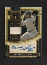 2023 Select Bernie Williams 1/1 Gold Vinyl Superfractor Autograph Auto Yankees