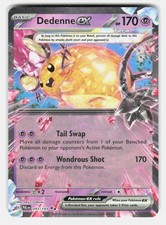 Pokemon TCG Dedenne ex Paldea Evolved 093/193 Double Rare Holo NM