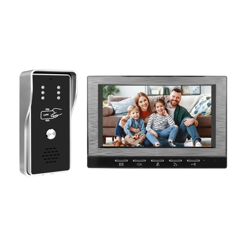 Apartment 7" Monitor Multi Room Unlock Visual Intercom System Villa Doorbell - Picture 14 of 18