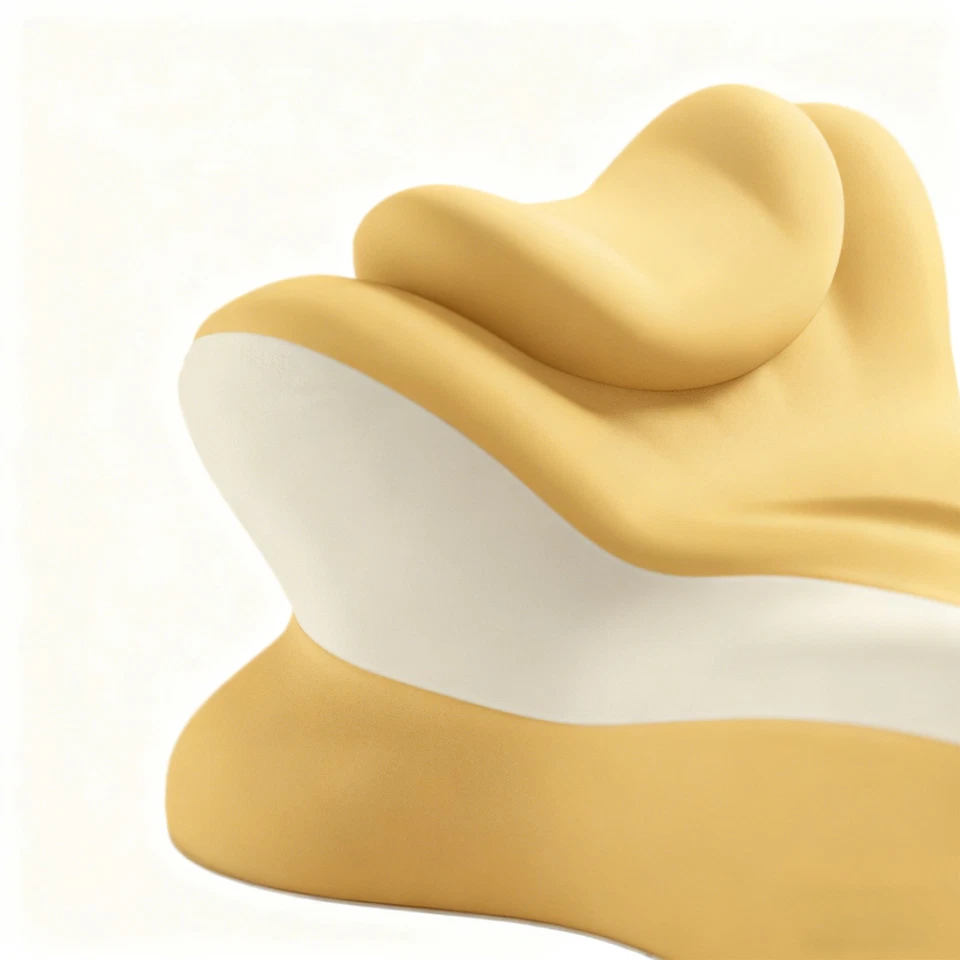 Almohada Sweet Spot Parejas Almohada Cojín de espuma viscoelástica para soporte de intimidad y espalda Foto 4 de 4