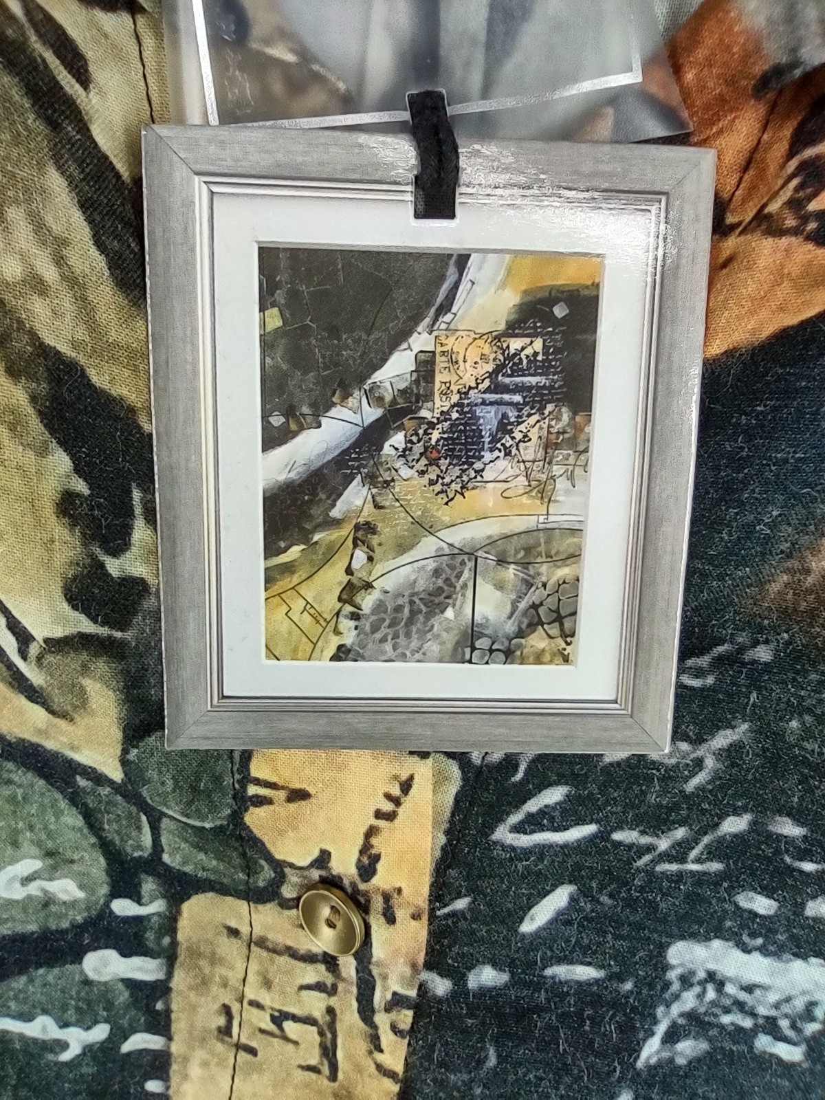 Dolcezza Top Small Multicolor Artsy Lagenlook But… - image 16