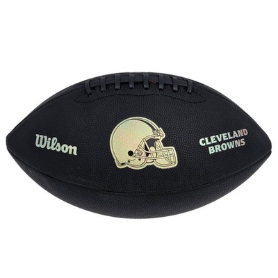 Wilson NFL Cleveland Browns Metallic Premiere Football Offizielle Größe schwarz