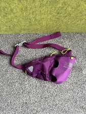 Karrimor X Lite running belt purple water bottle holder reflective Waist buckle