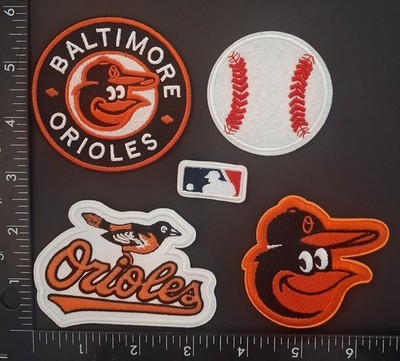 3 Qty. BALTIMORE ORIOLES + BASEBALL & MLB PATCHES