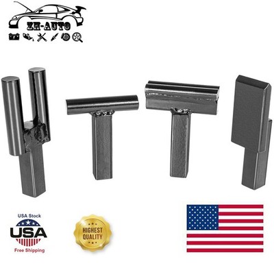 4Pcs 1 Inch Blacksmith Anvil Hardy Tool Set Creasing Stake Hot Cut Bottom Fuller