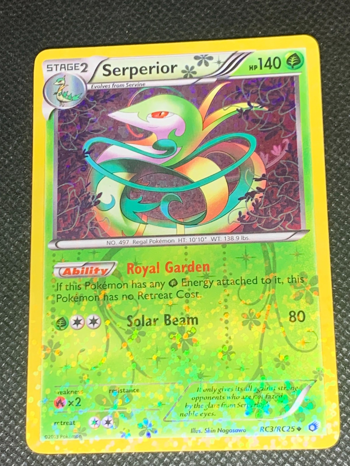 Serperior RC3/RC25 - Legendary Treasures Pokemon Card - LP