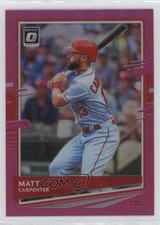 2020 Panini Donruss Optic Retail Pink Prizm Matt Carpenter #186 0q3