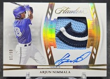 2024 Panini Flawless ARJUN NIMMALA Patch Auto Gold #/10 TORONTO BLUE JAYS